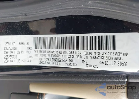 2016 Jeep Cherokee Limited from USA, damaged, VIN 1C4PJLDB4GW222055